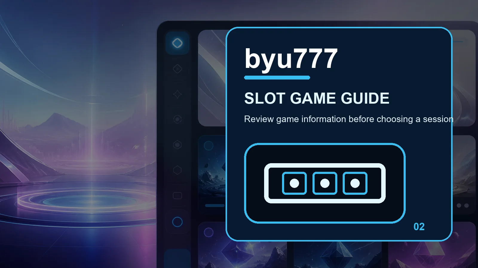 byu777 slots full-width visual guide 2